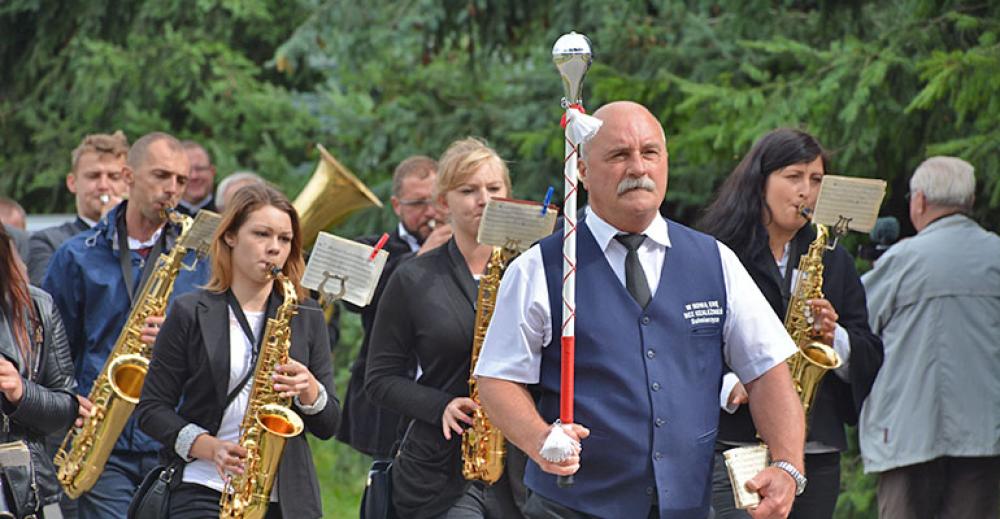 Sulmierzycka Orkiestra Dęta swoim występem okrasiła m.in. ubiegłoroczne dożynki powiatowe