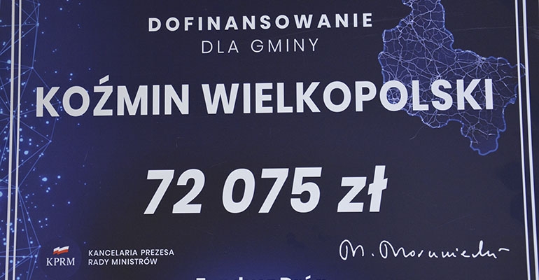 Dofinansowanie na drogę w Lipowcu