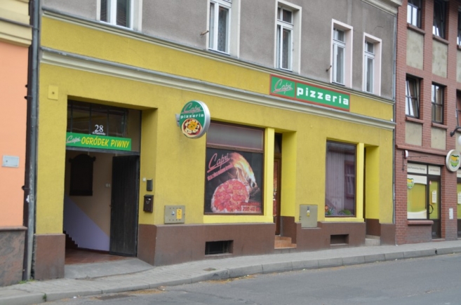 Obecnie pizzeria mieści się przy ul. Piastowskiej