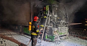 Ciężarówka w ogniu[gallery]