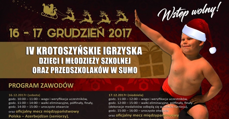 Przyjdź obejrzeć zmagania maluchów w sumo