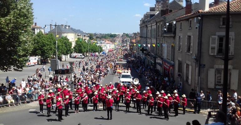 Orkiestra Dęta grała w Fontenay le Comte