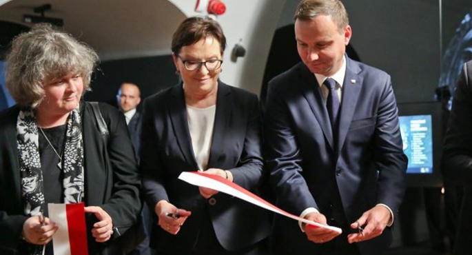 Kopacz i Duda razem w muzeum
