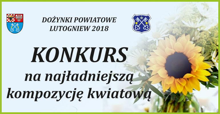 Konkurs na najładniejszą dożynkowa kompozycję kwiatową