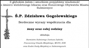 Odszedł doktor Gogolewski
