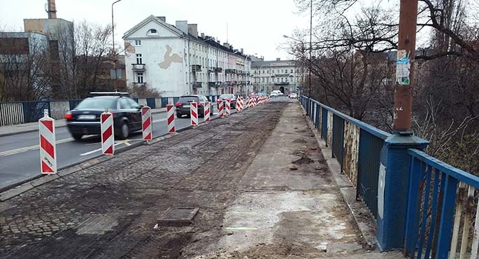 Most Warszawski w remoncie