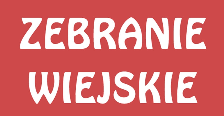 Zebrania sołeckie