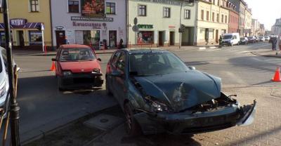 Wypadek drogowy w centrum Milicza