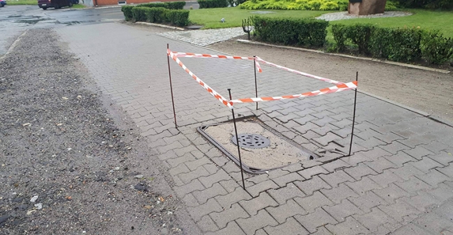 Uszkodzona studzienka