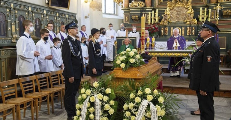 Ostatnie pożegnanie księdza Marka Spychały