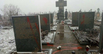Dewastowali polskie pomniki pamięci
