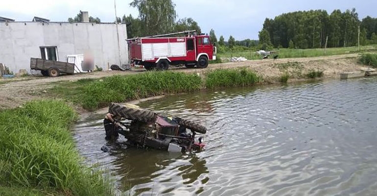 Zginął przygnieciony ciągnikiem