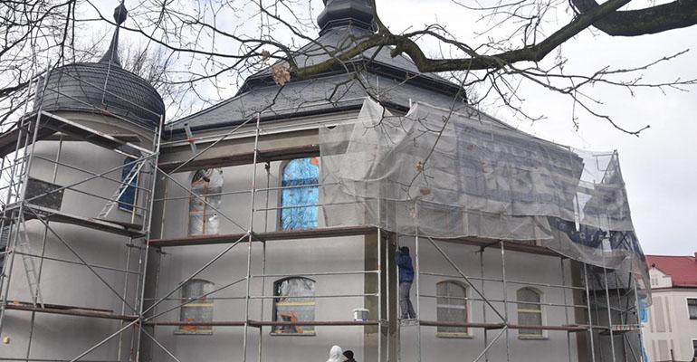 Trwają prace modernizacyjne w Odolanowie