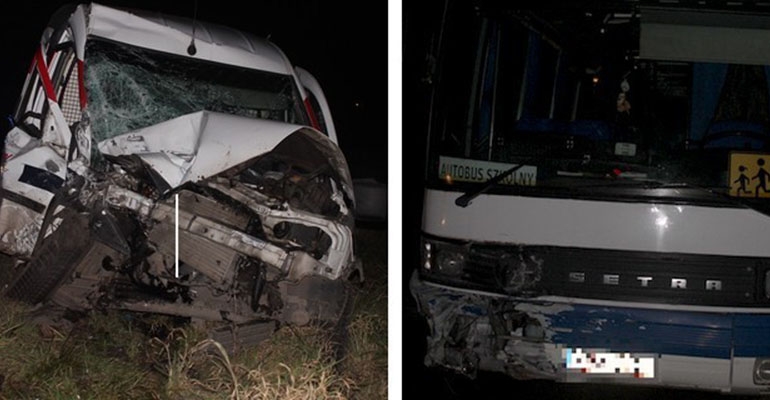 Bus zderzył się z autobusem