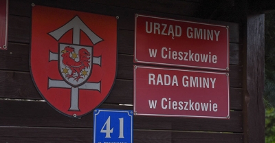 Urząd Gminy w Cieszkowie też zamknięty